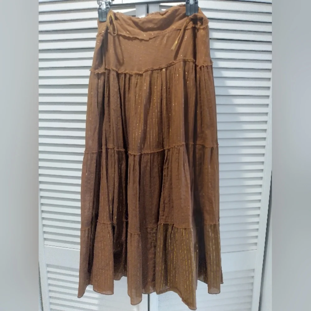 Uniform By John Paul Richard, Long Brown W Gold Thread & Embroidering, Size S - Picture 2 of 10